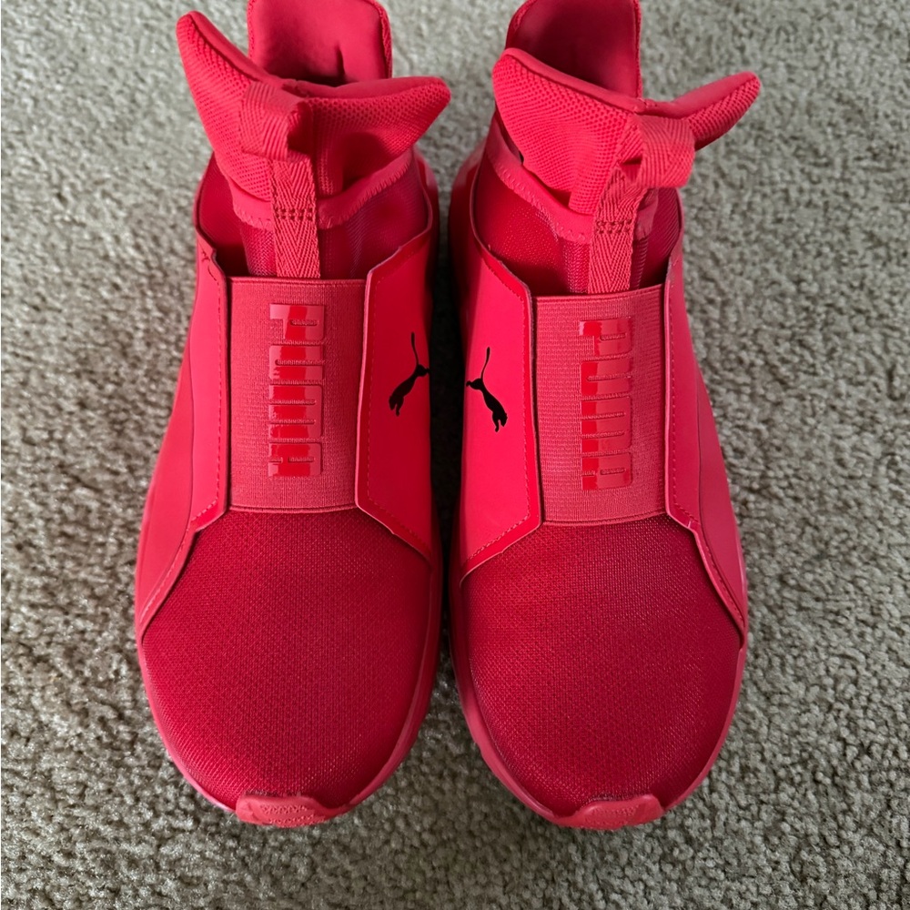 Puma women Bright Red Sneakers - Picture 3 of 7